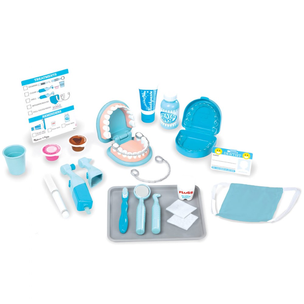  Dentist Kit for Kids with Pretend Teeth, Dental Accessories and  Dress Up Costume - Kids Dentist Kit Play Set - Pretend Play Gift for Kids  Toddlers Ages 3 4 5 6