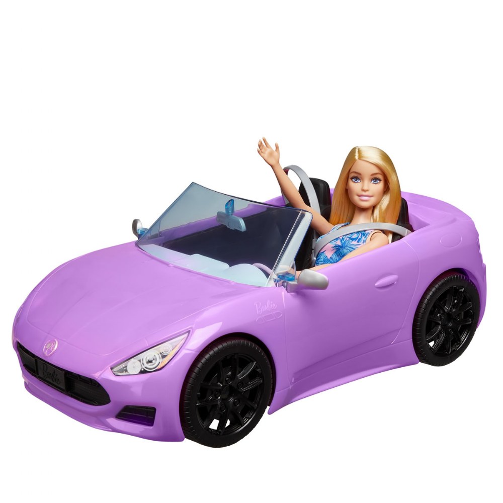 alliance Dare besejret Barbie® Ave. Doll & Convertible Car - Blonde