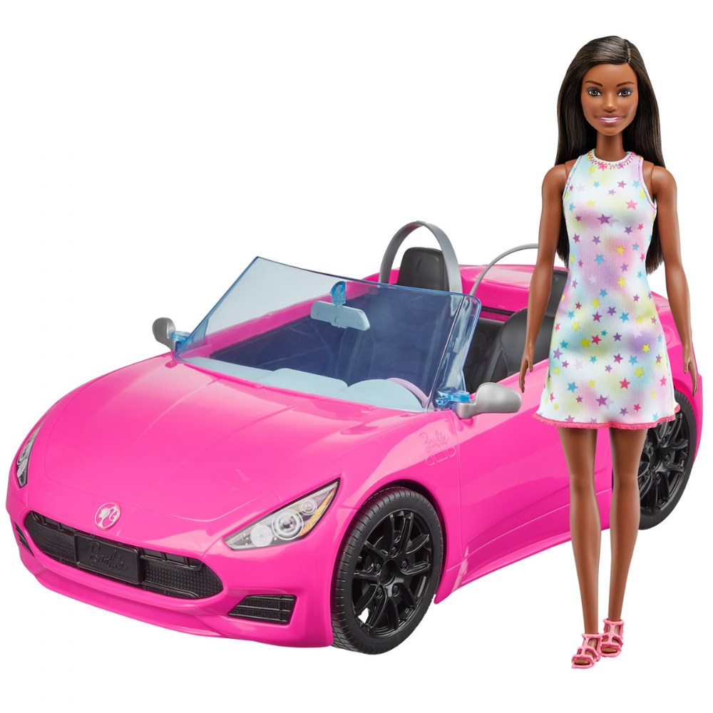 Barbie Convertible, 3 years and up Includes Toy