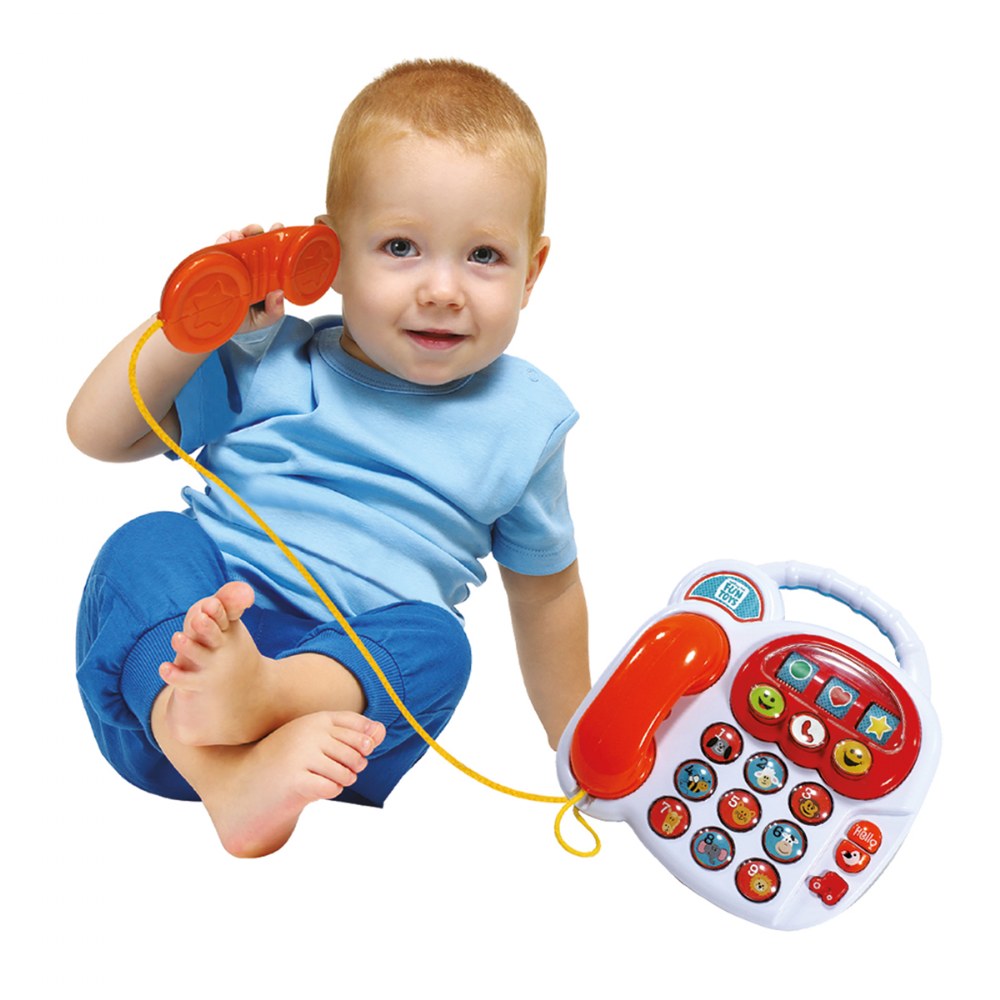 Activity-board Téléphone pour bébé, téléphone portable jouet pour  smartphone avec lumières musicales, son, dialogue de chansons riantes,  différentes mélodies