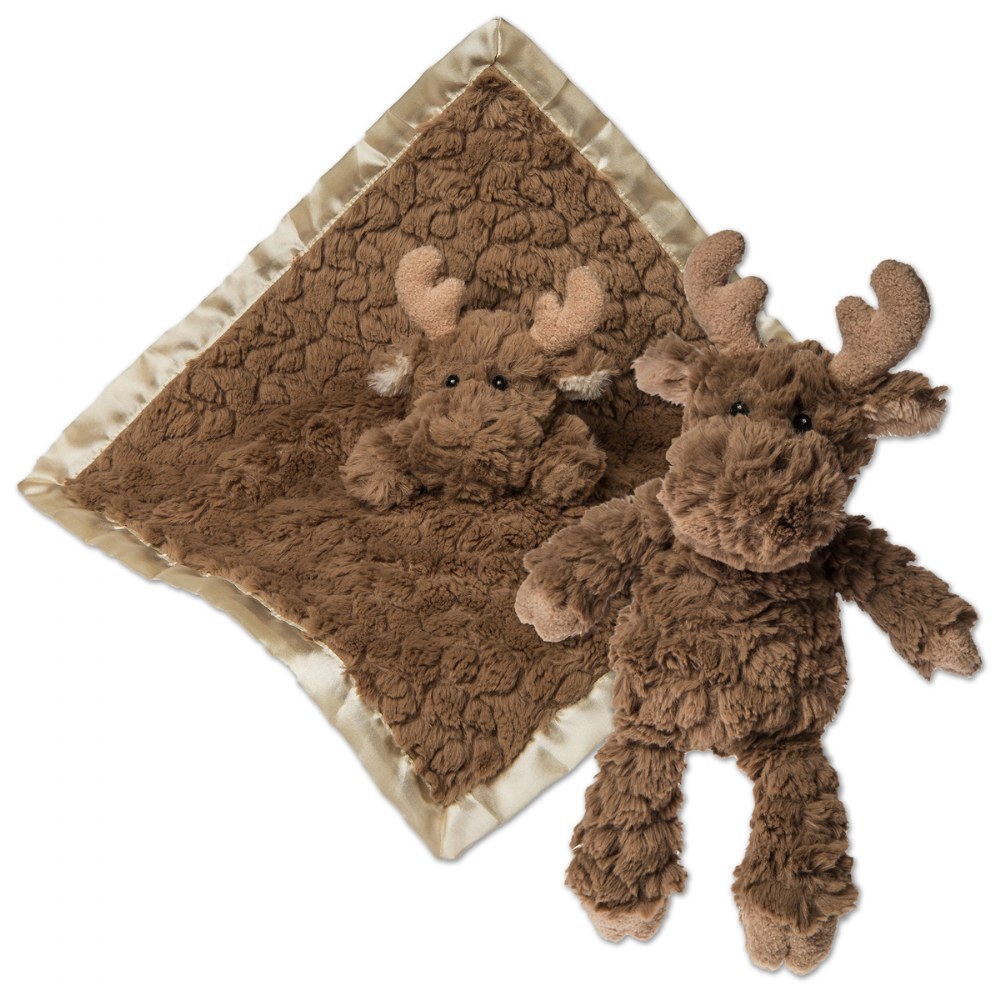 Putty Nursery Moose Blanket