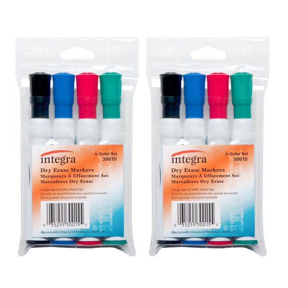 Crayola Take Note! Dry Erase Markers, Chisel Tip, Blue/Black, 2 Pack