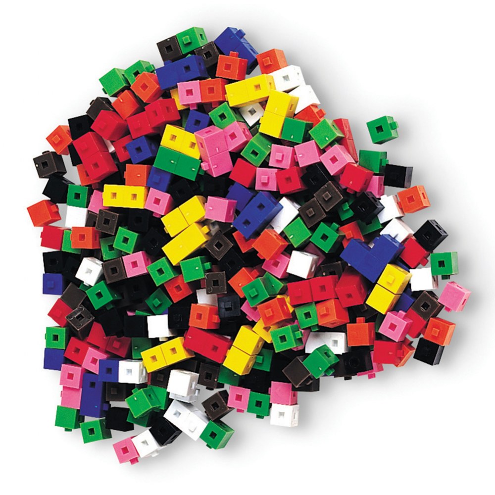 Interlocking Gram Unit Cubes - 1,000 Pieces