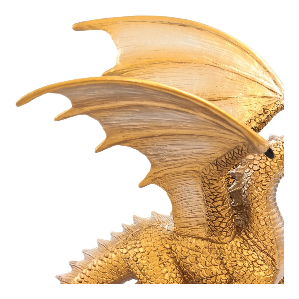 Golden Dragon Fantasy Figure