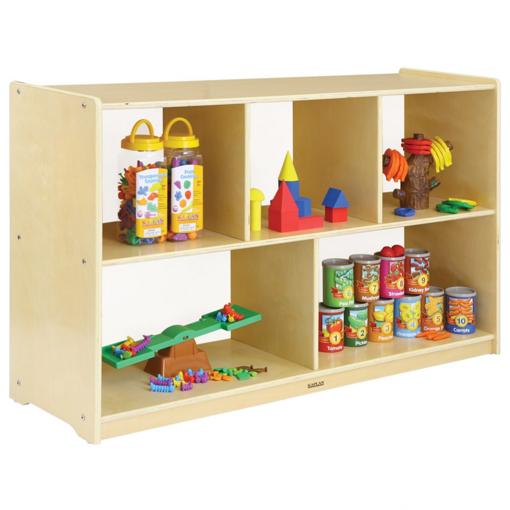 wooden storage compartments
