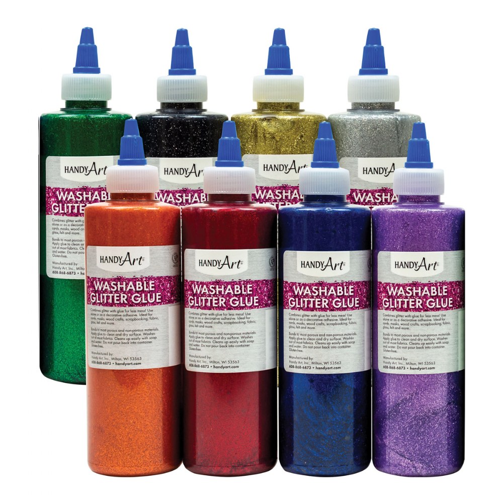 Art 101 Glitter Glue Arts & Crafts Kids Bold Colors 5 Bottles for sale  online