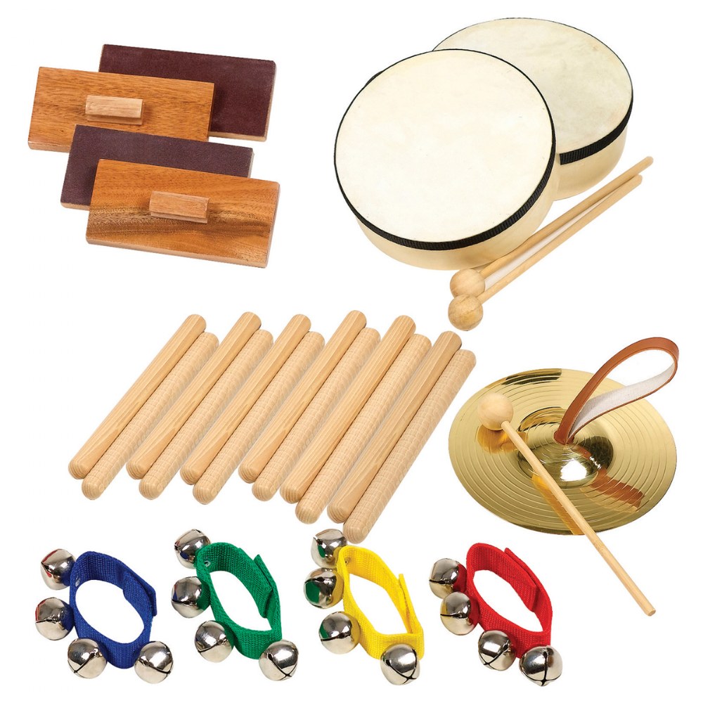 Musical Percussion Instrument Set,rhythm Sticks + Wood Egg Shakers