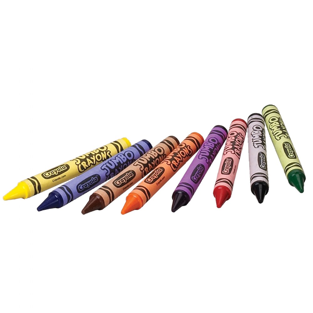 Crayola Jumbo Crayons for Toddlers - 8 Count, Crayola.com
