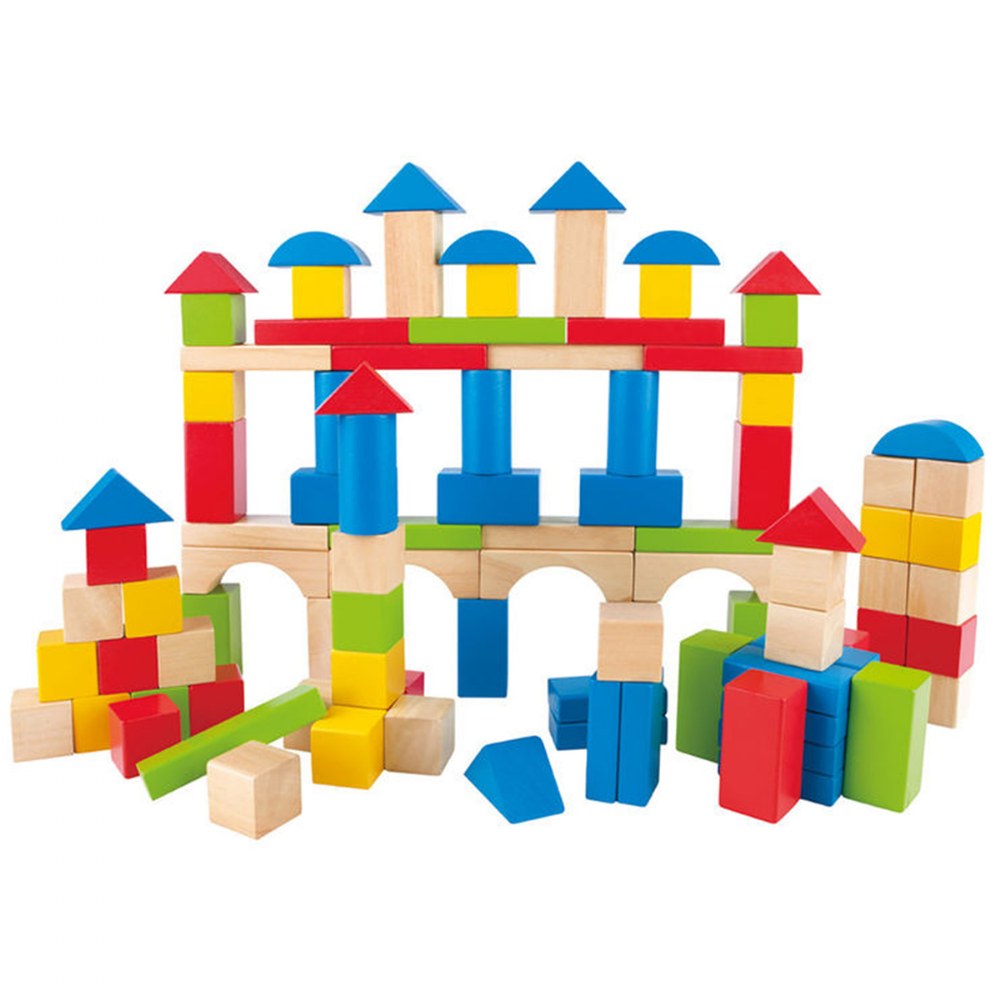 Coloured building hot sale blocks