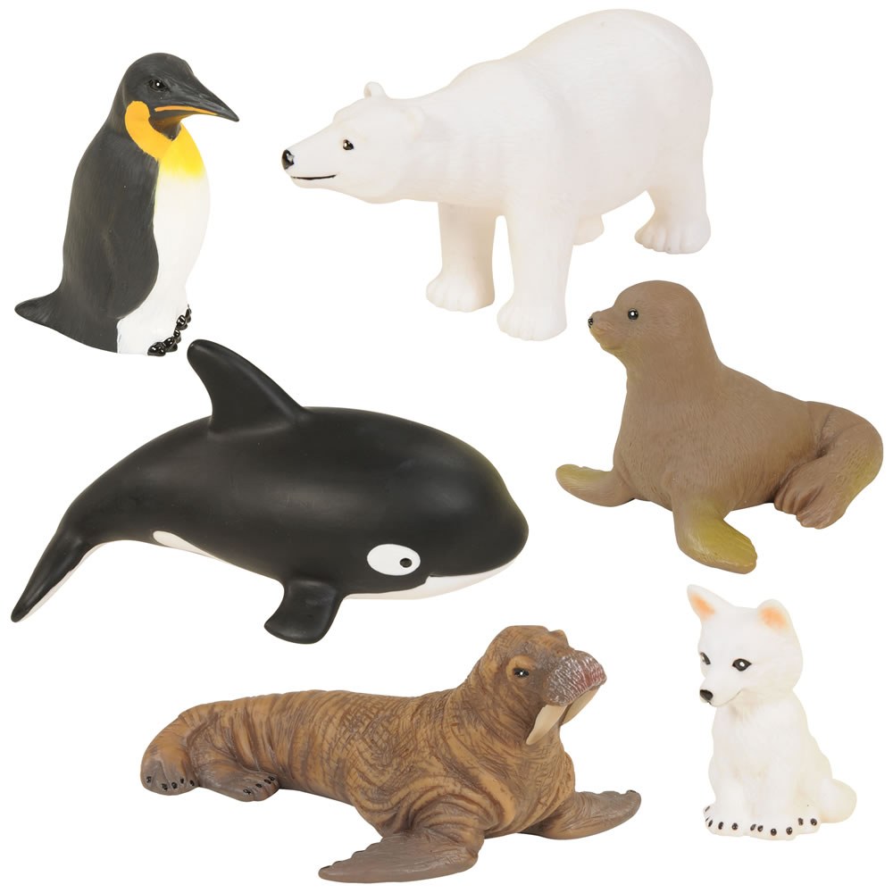 Kaplan Early Learning Polar Animals - Set of 6