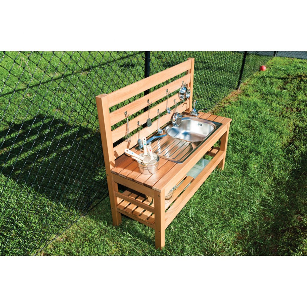 Outdoor Mud Kitchen With Pump