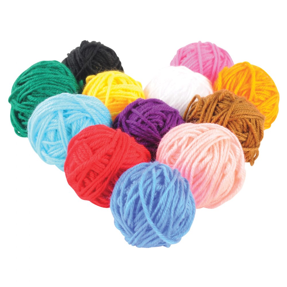 Crafting Yarn - 12 Colors