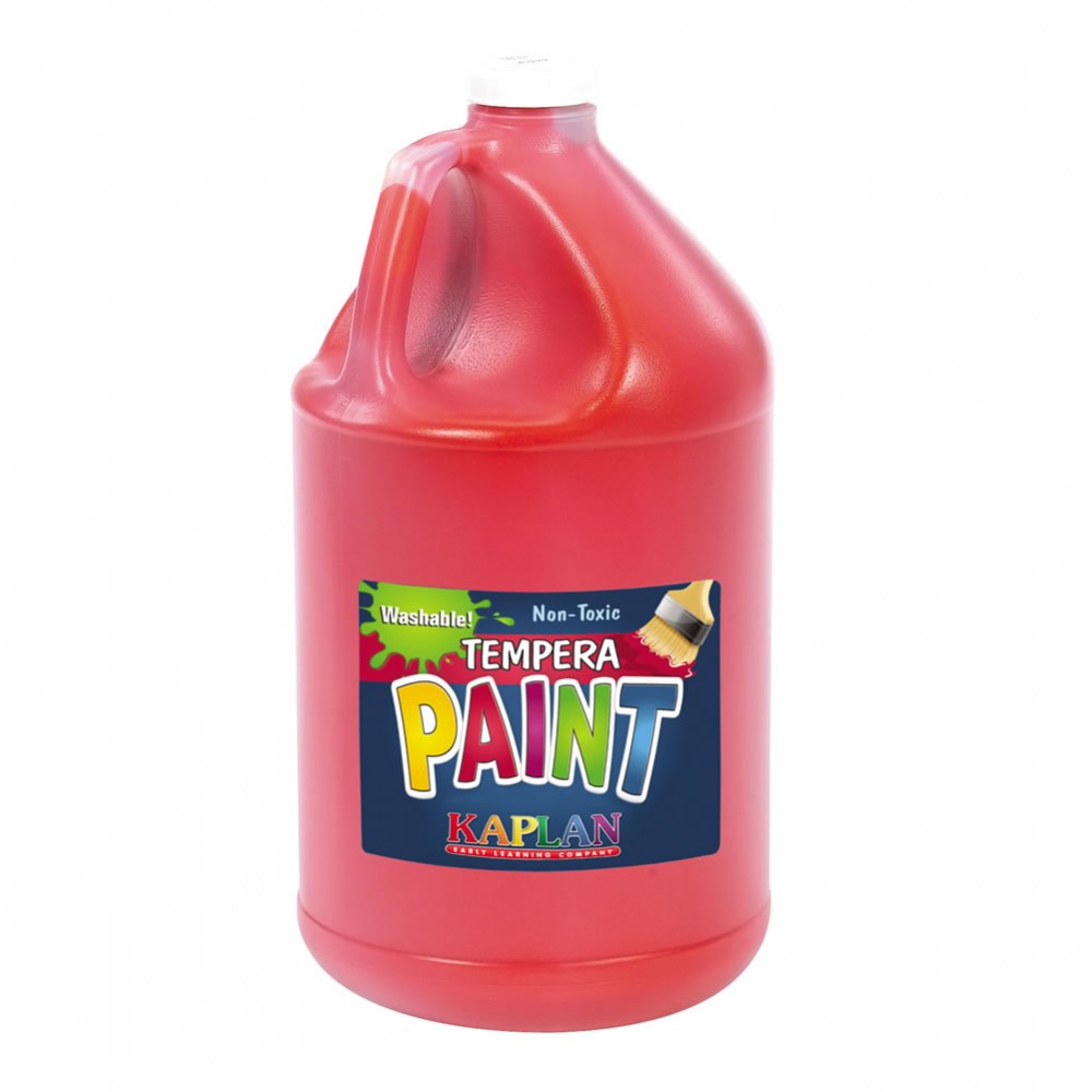 Kaplan Kolors Washable NonToxic Tempera Paint Gallon Assortment