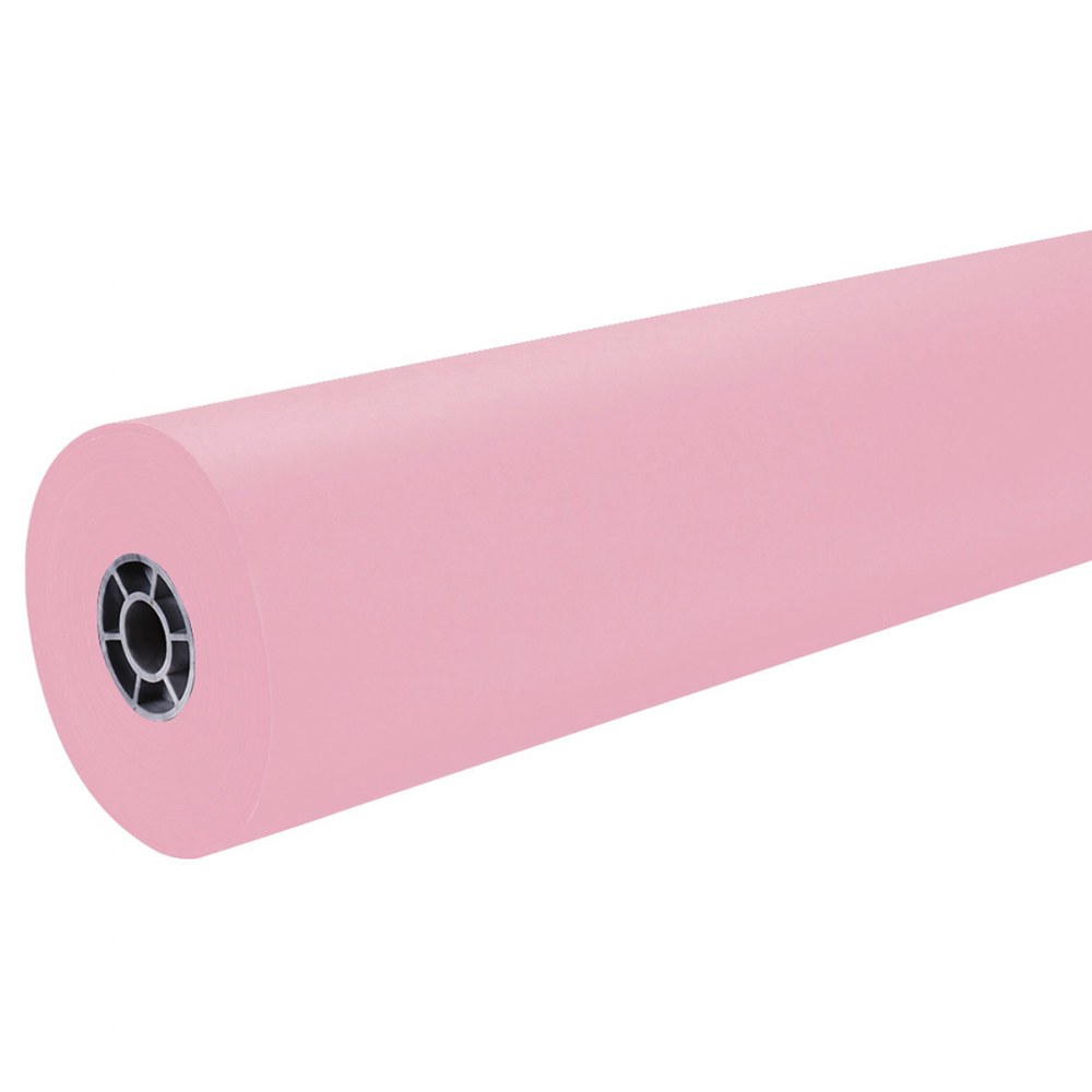 36" x 500' ArtKraft® DuoFinish® Paper Roll Pink