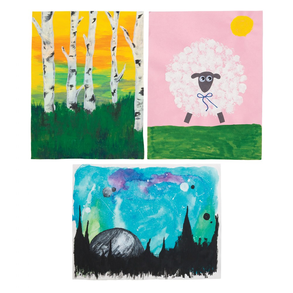 36" x 500' ArtKraft® DuoFinish® Paper Roll Pink