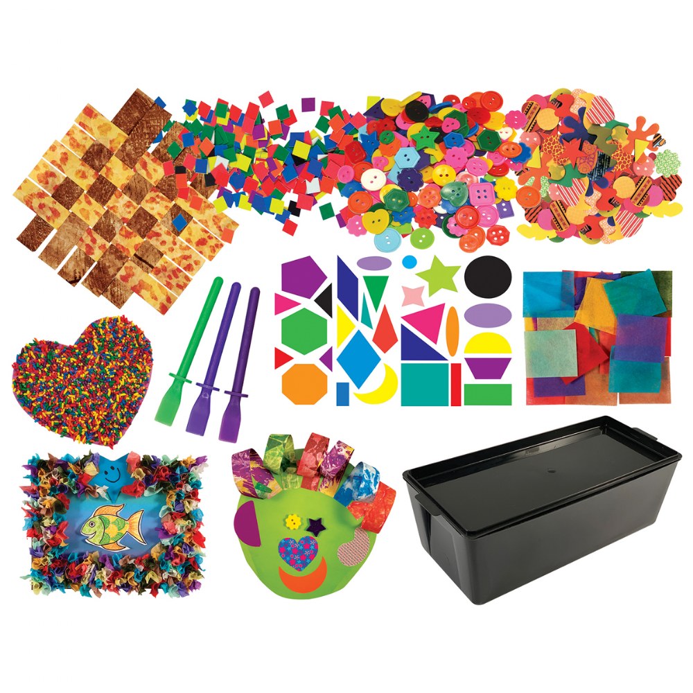 Kaplan Early Learning Roylco Big Art Box with Dozens of Different