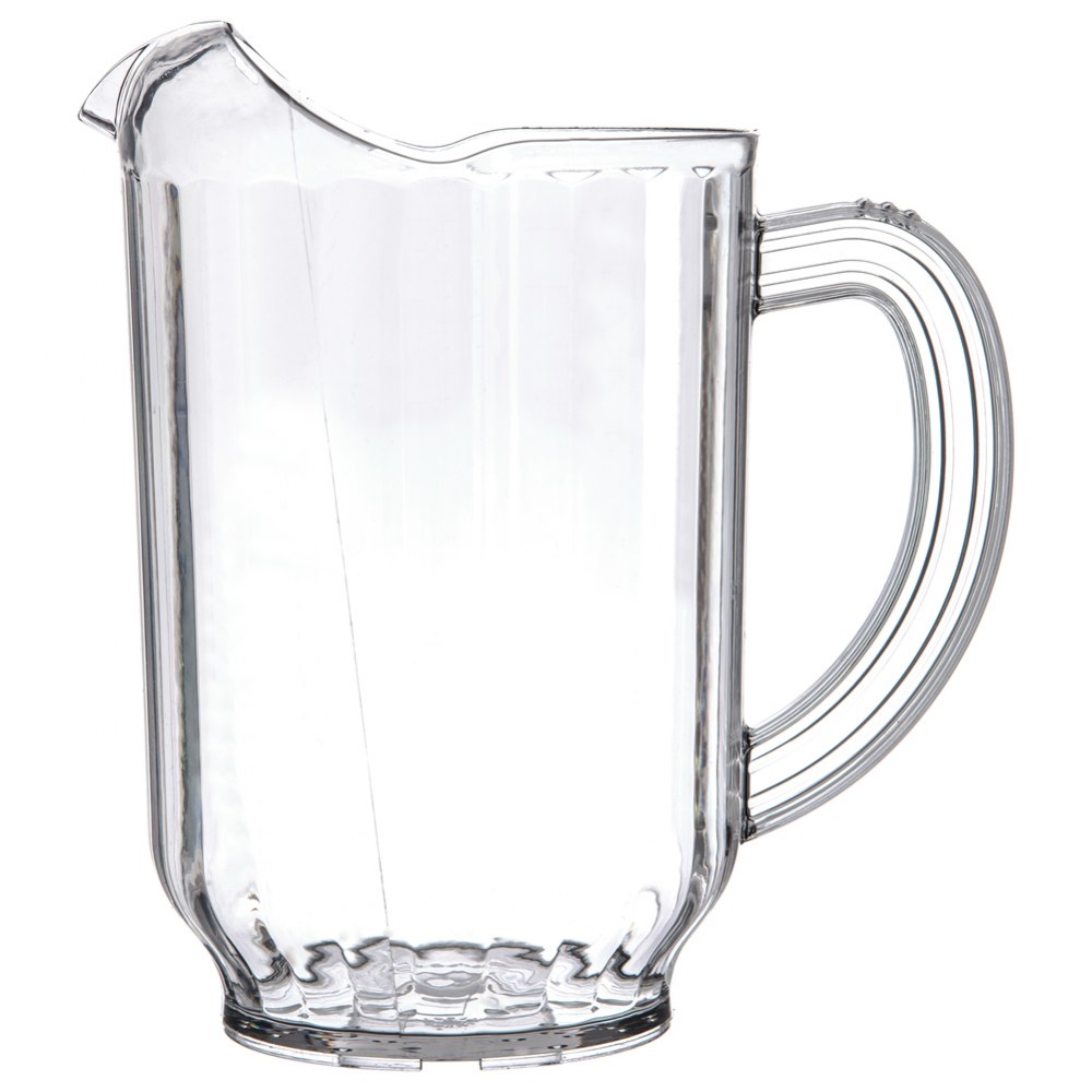 60 oz. Multipurpose Dishwasher Safe Easy Pouring Clear Pitcher