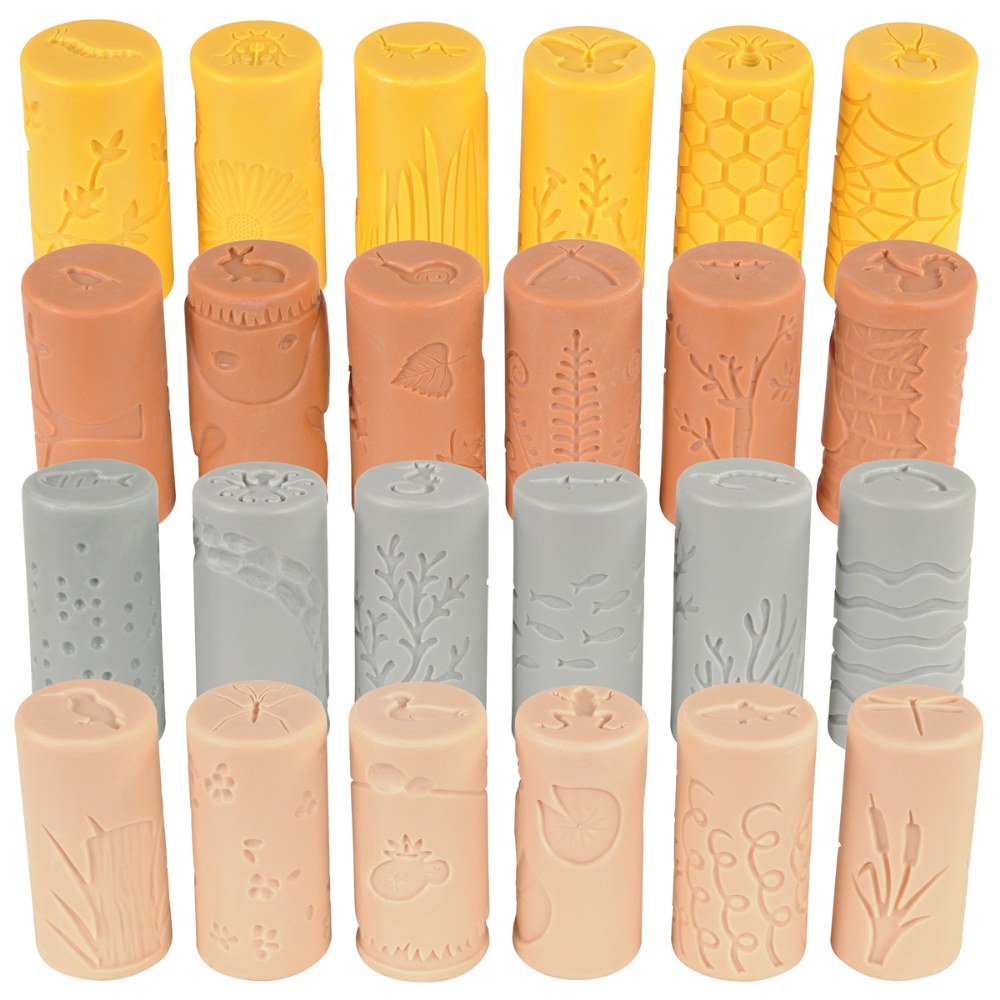 Colorations Dough Rolling Pins - Set of 6