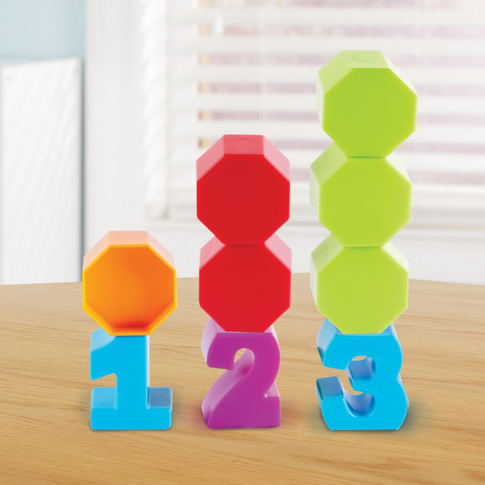 Counting and Number Building Blocks - Number and Color Recognition