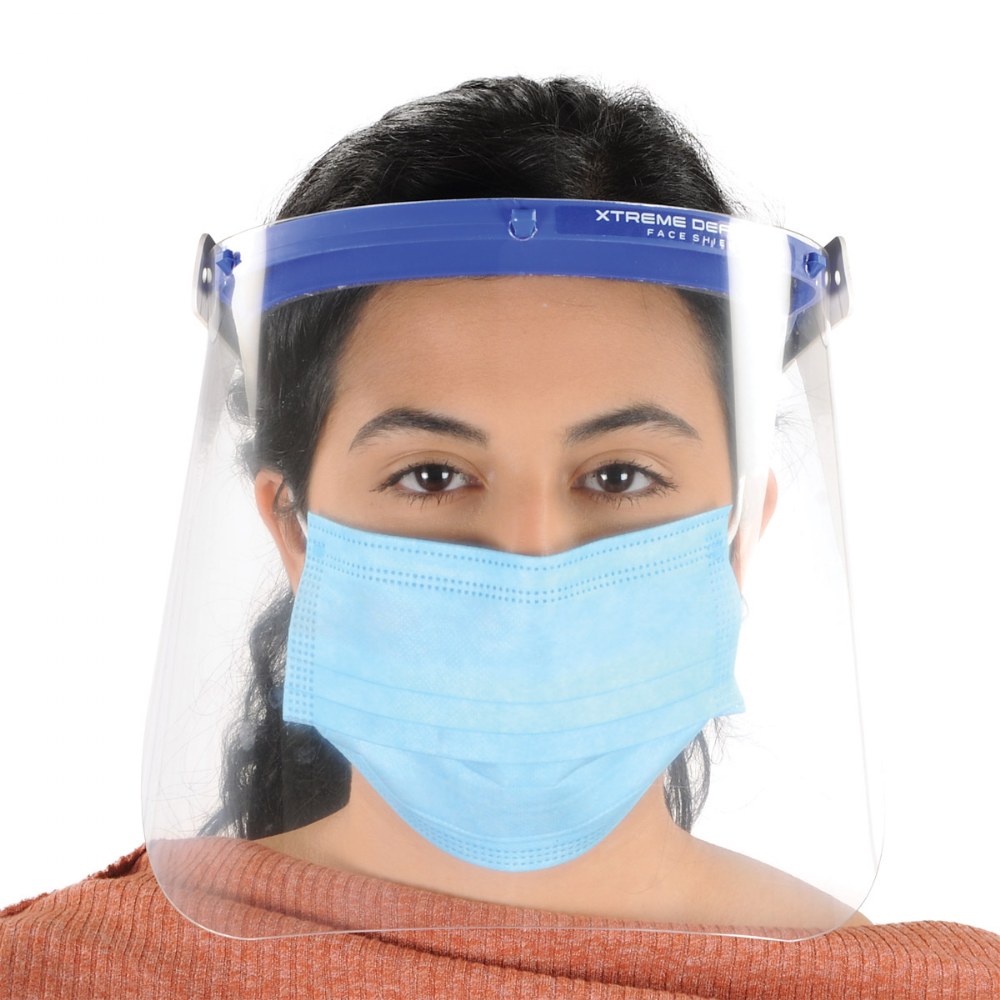 Reusable Adult-Sized Face Shield - Set of 5