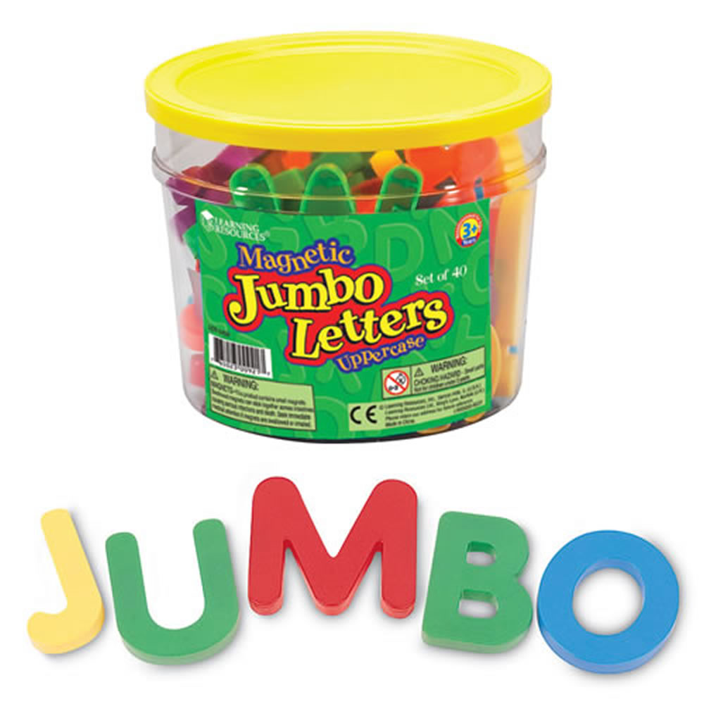 Uppercase Letters Jumbo Magnetic Letters and Numbers 