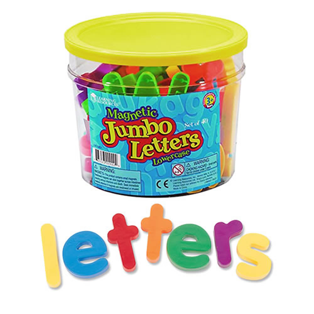 Jumbo Magnetic Letters Lowercase
