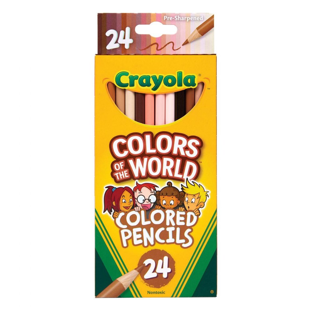 100 Crayola Colored Pencils with Colors of the World Unboxing and Swatches  