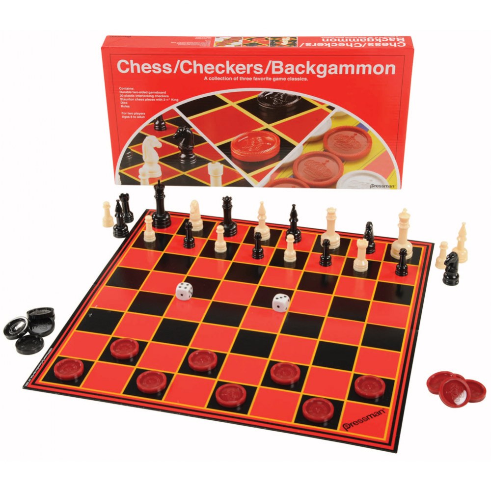 Chess, Checkers, Backgammon (Xadrez, Damas, Gamão)