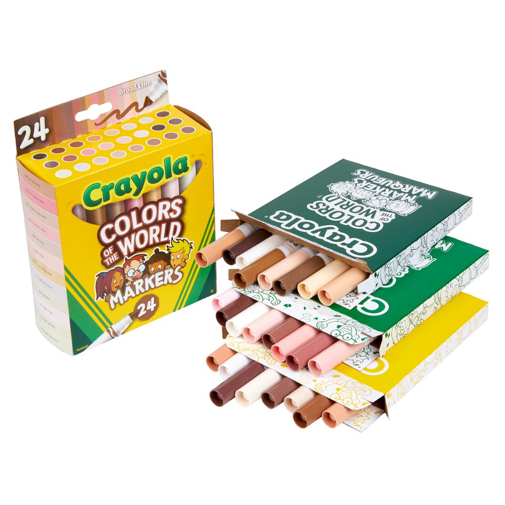 Crayola Colors of the World 24-Count Colored Pencils - Set of 4 