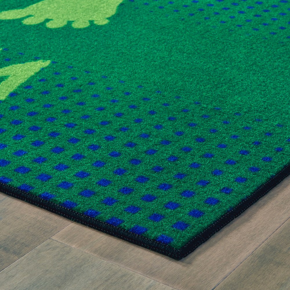 Stand & Wait Health & Safety Carpet 3' x 4'6" Green