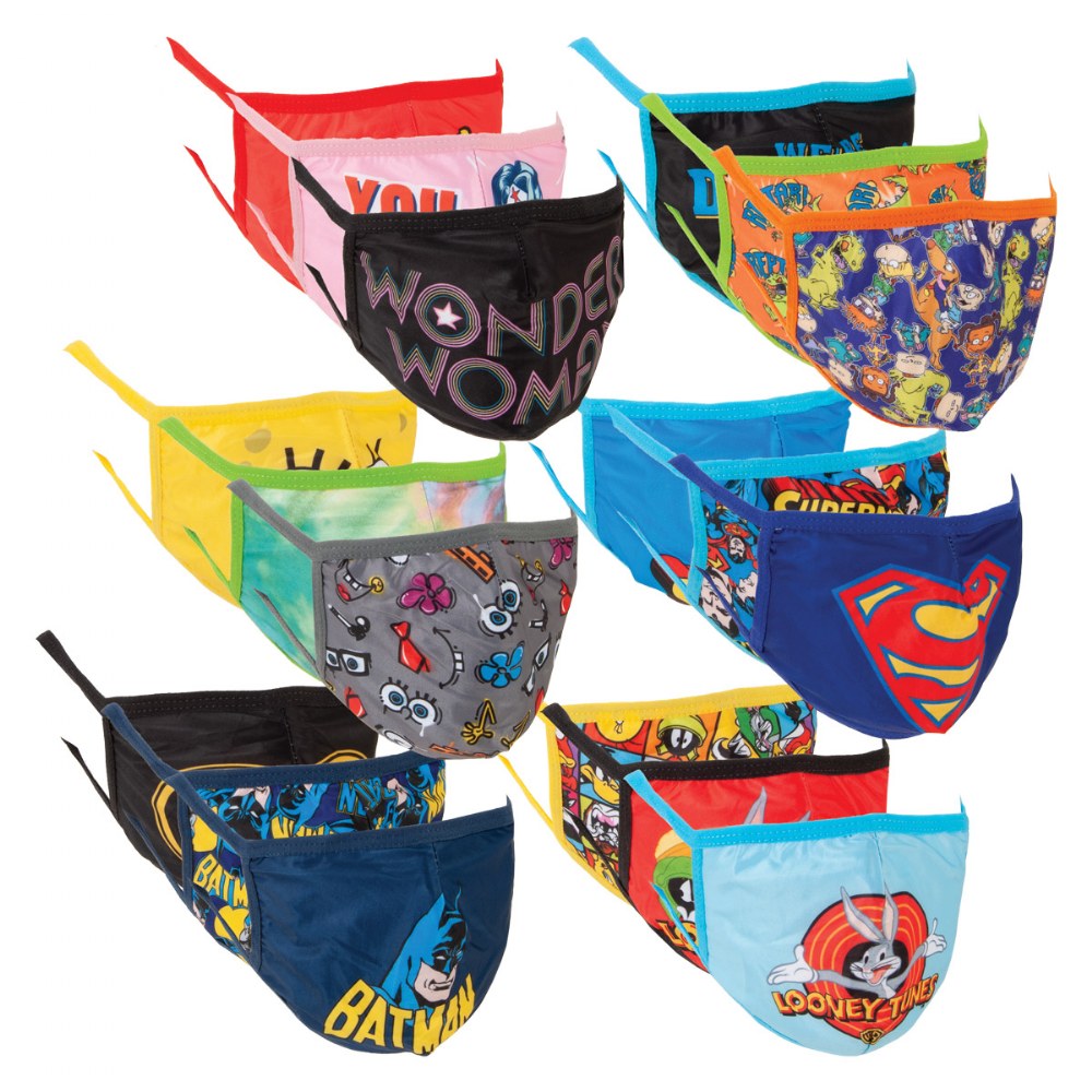 Adult Character Masks 72 Pieces