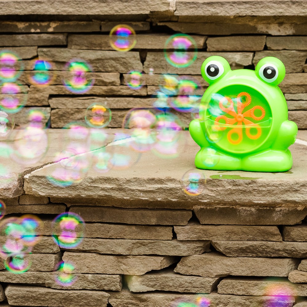 Mini Frog Bubble Blower