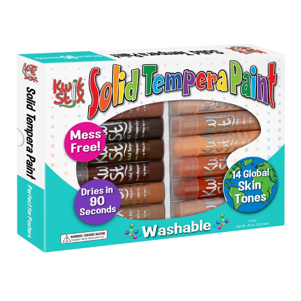 Paint Sticks - 12 Assorted Colors Tempera Paint Sticks with 1 Drawing Pad -  Washable and Non-Toxic Kids Paint Sticks - Quick Drying Mess Free Paint  Sticks for Kids Washable : : Toys & Games