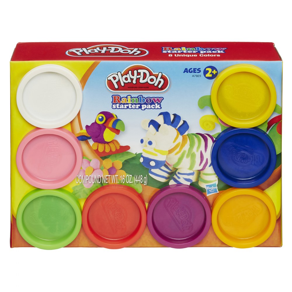 Play-Doh Rainbow Twirl Play Dough Set - 8 Colors, 10 Ounces