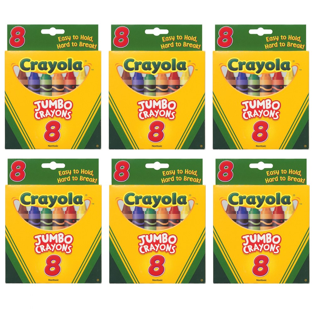 Crayola 8 Count Crayons Jumbo So Big Size Boxes 45 OFF Crayola 8 Count Crayons Jumbo So Big Size Boxes 45 OFF