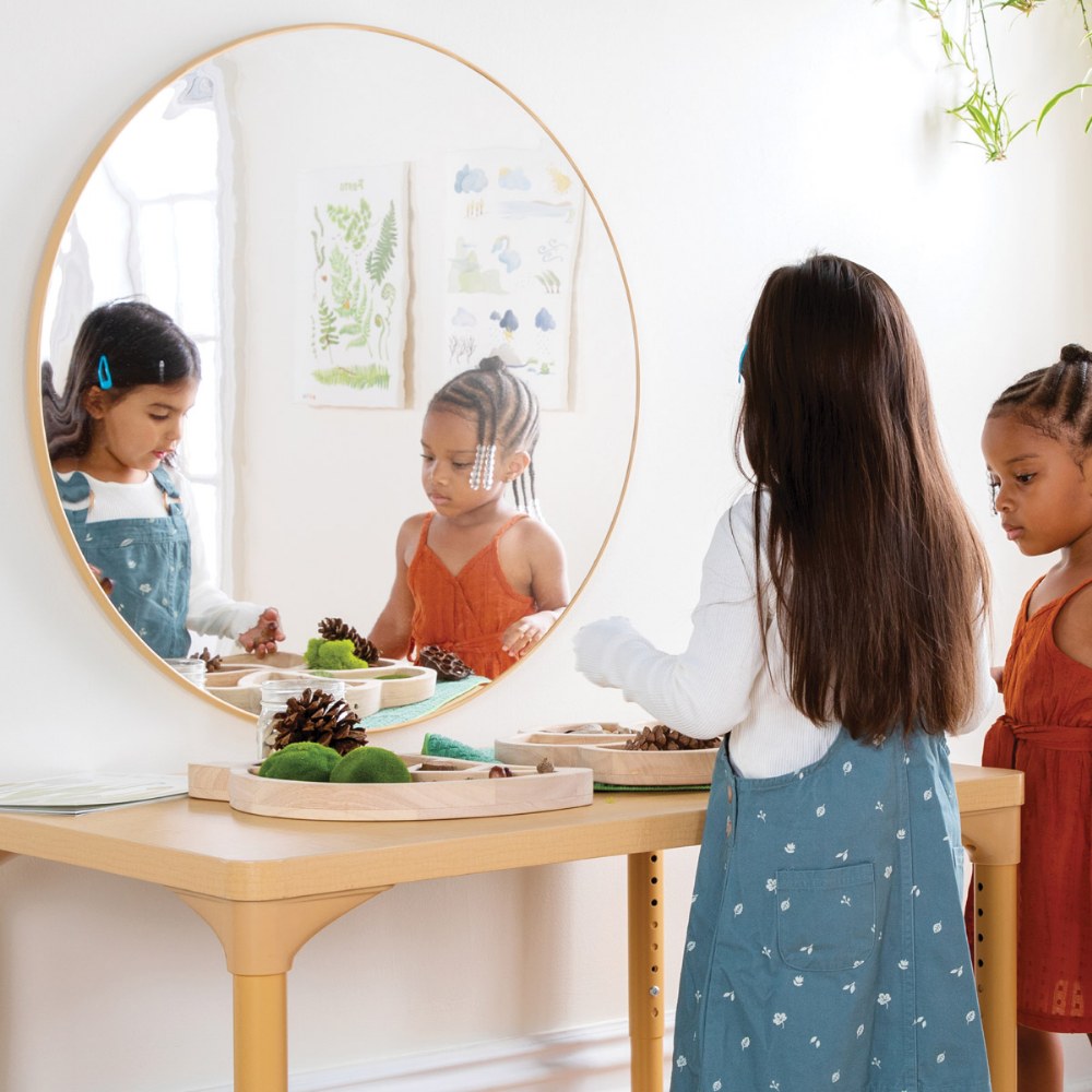 Kaplan Early Learning Exploration Wall Mirror | Shatter-Resistant Acrylic  Mirrors | Self-Awareness, Self-Esteem, Intellectual Curiosity, Cognitive