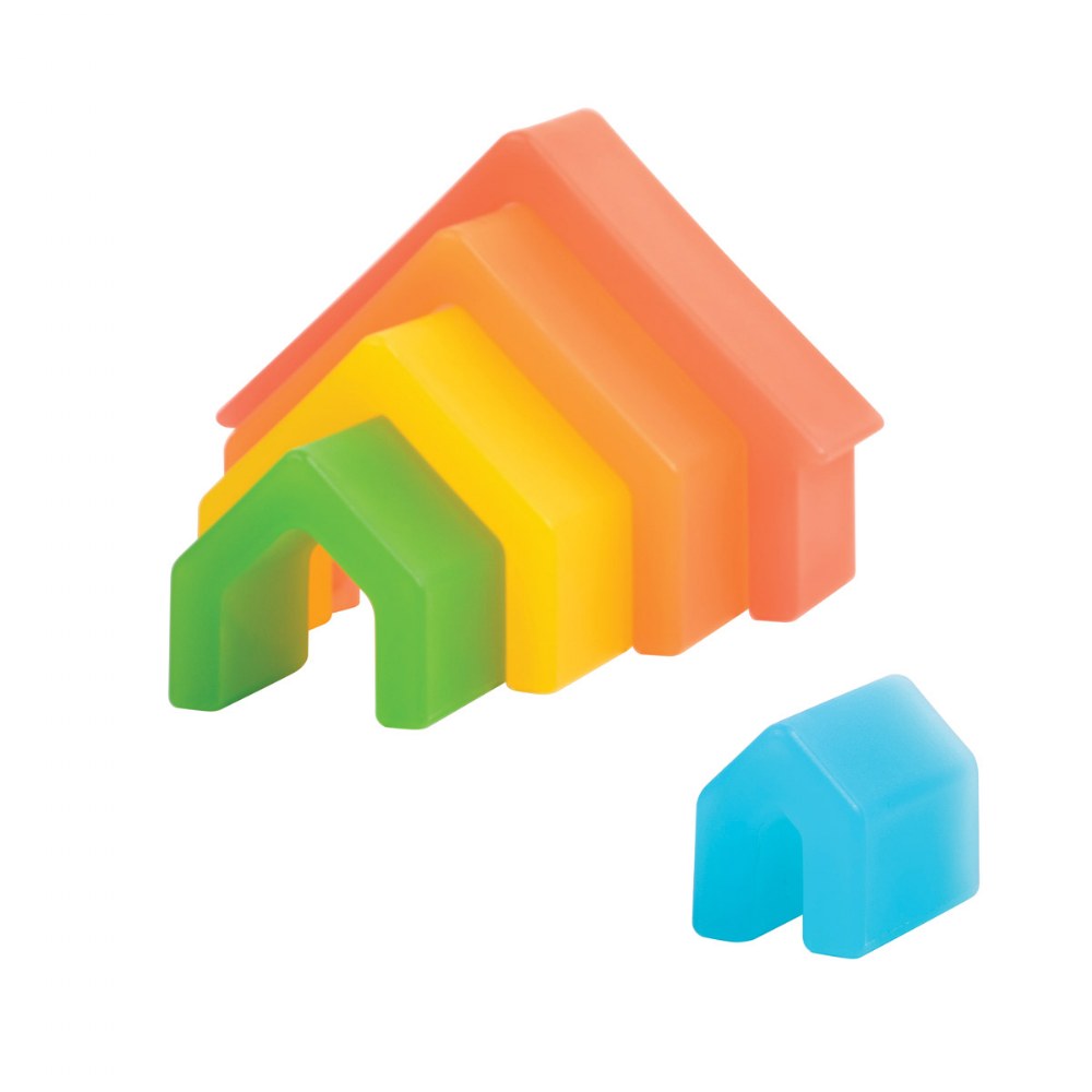 Discovery Stackers Rainbow House 5 Pieces