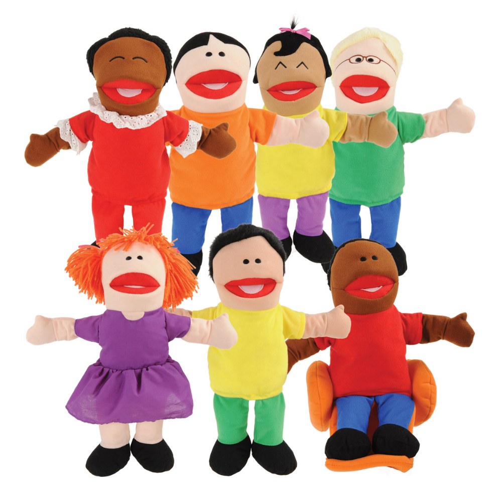 Kaplan Kids Puppets - Set of 7