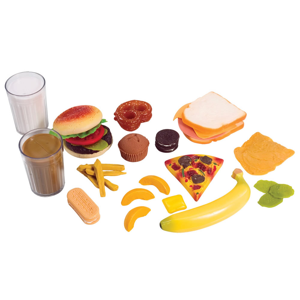 Lifesize Pretend Play Breakfast, Lunch and Dinner Meal Sets