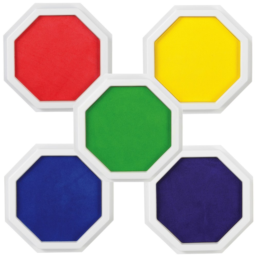 Giant Washable Color Ink Pads - Set 1 - Set of 3 Colors at Lakeshore  Learning