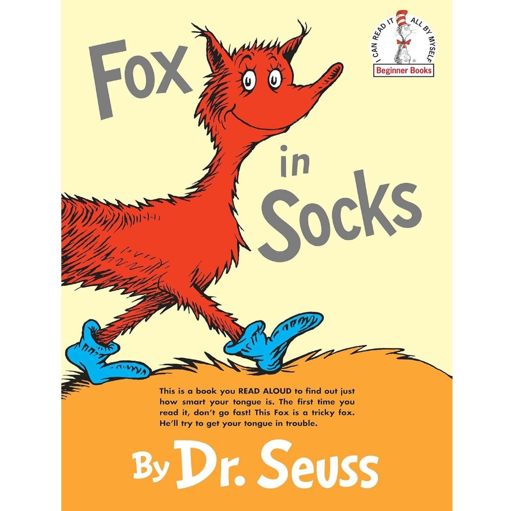 Amazon.com: FOX IN SOCKS BOOK &: 9780375834943: Seuss, Dr