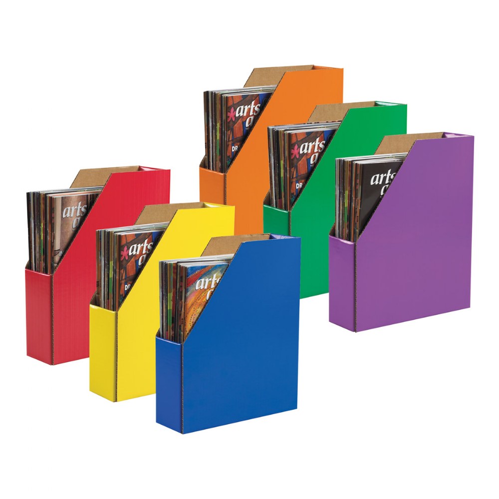 Neon Classroom Book Bins - 6 Pc.