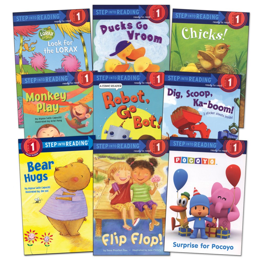 Step Into Reading Books Level 1 Set Of 9