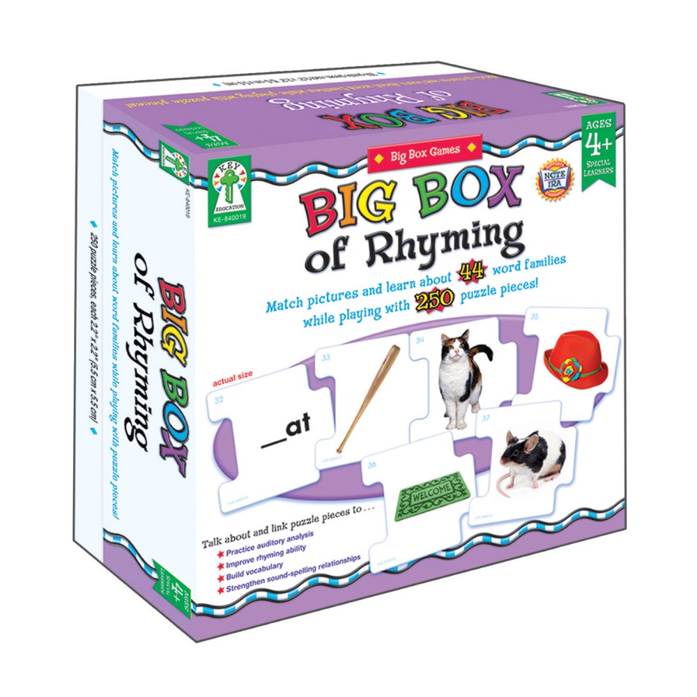 Big Box Of Rhyming Words Puzzle Pieces To Expand Language Skills