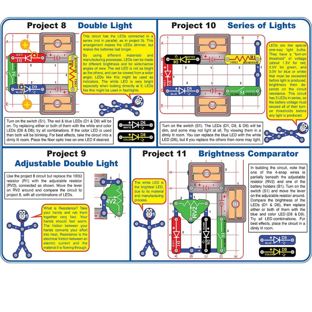 snap circuits led