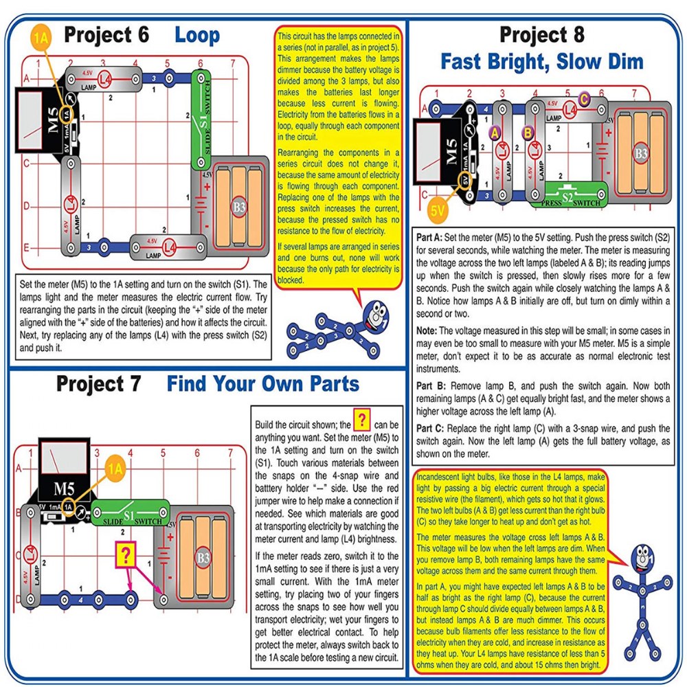 snap circuits motion electronics exploration kit