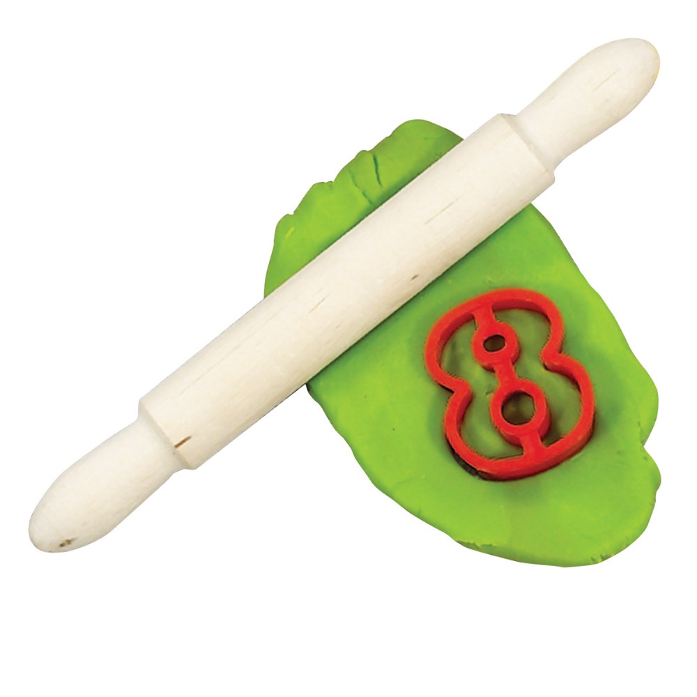 Jumbo Dough Cutter and Rolling Pin Set