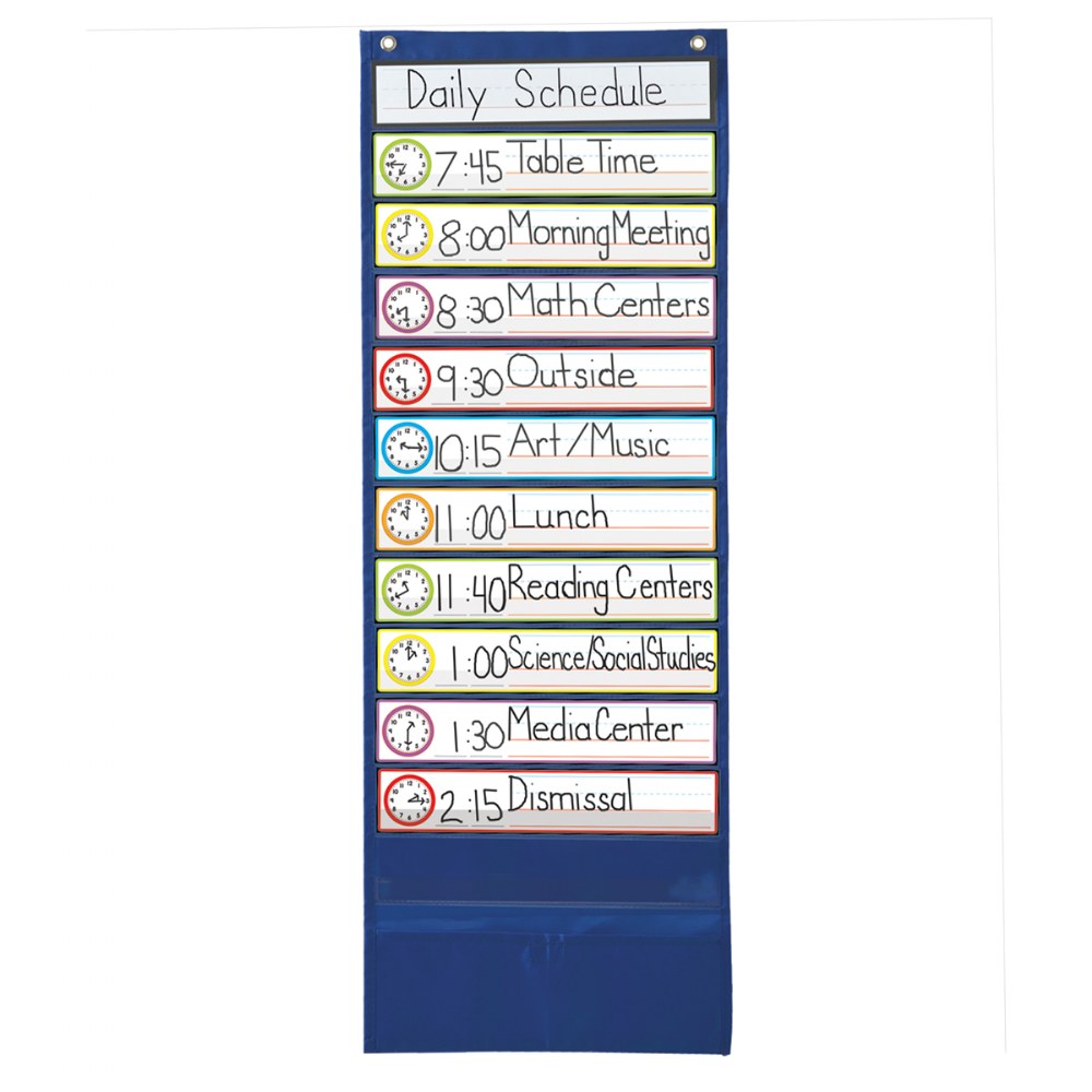 Ashley Productions Pocket Chart Inserts, Scheduling/Sentence Strip Cards,  2in. x 12in., Chalk Loops, 72PK 94802