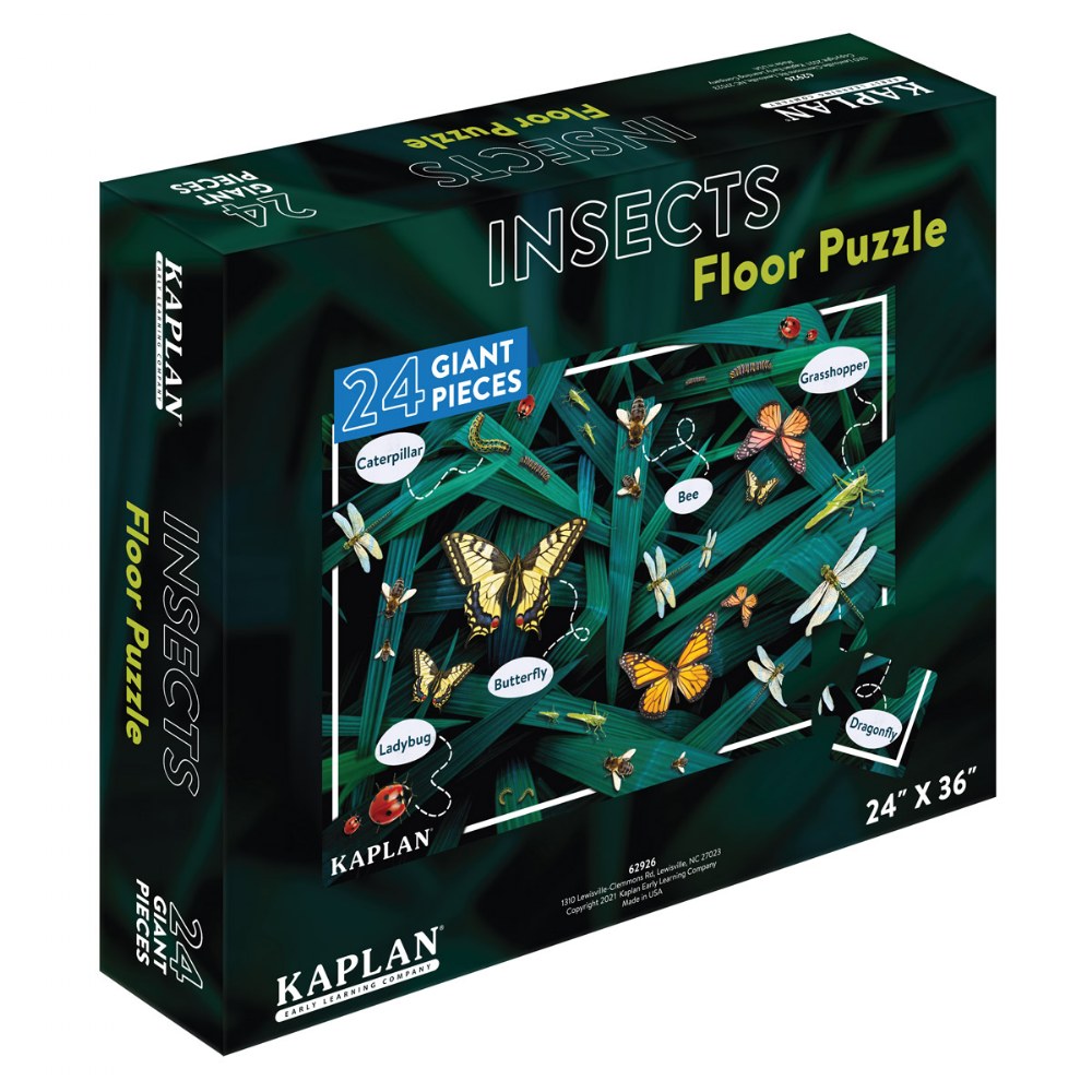 Insects Floor Puzzle - 24 Pieces