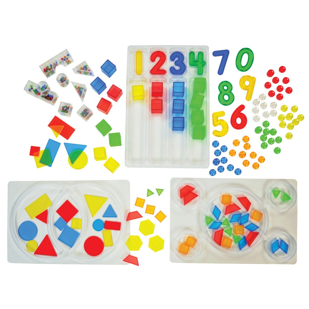 For light table Translucent Stackable Counters Plastic Pk 60 Math Resource 
